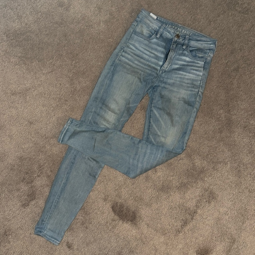 American Eagle High rise Jegging, light wash